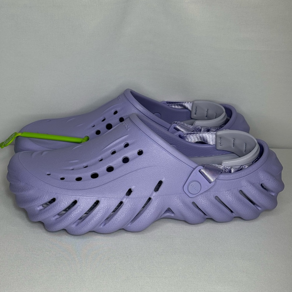 CROCS Echo Lavender Clogs Shoes - Picture 5 of 8